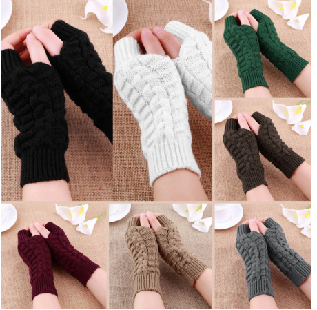 Knitted Winter Gloves